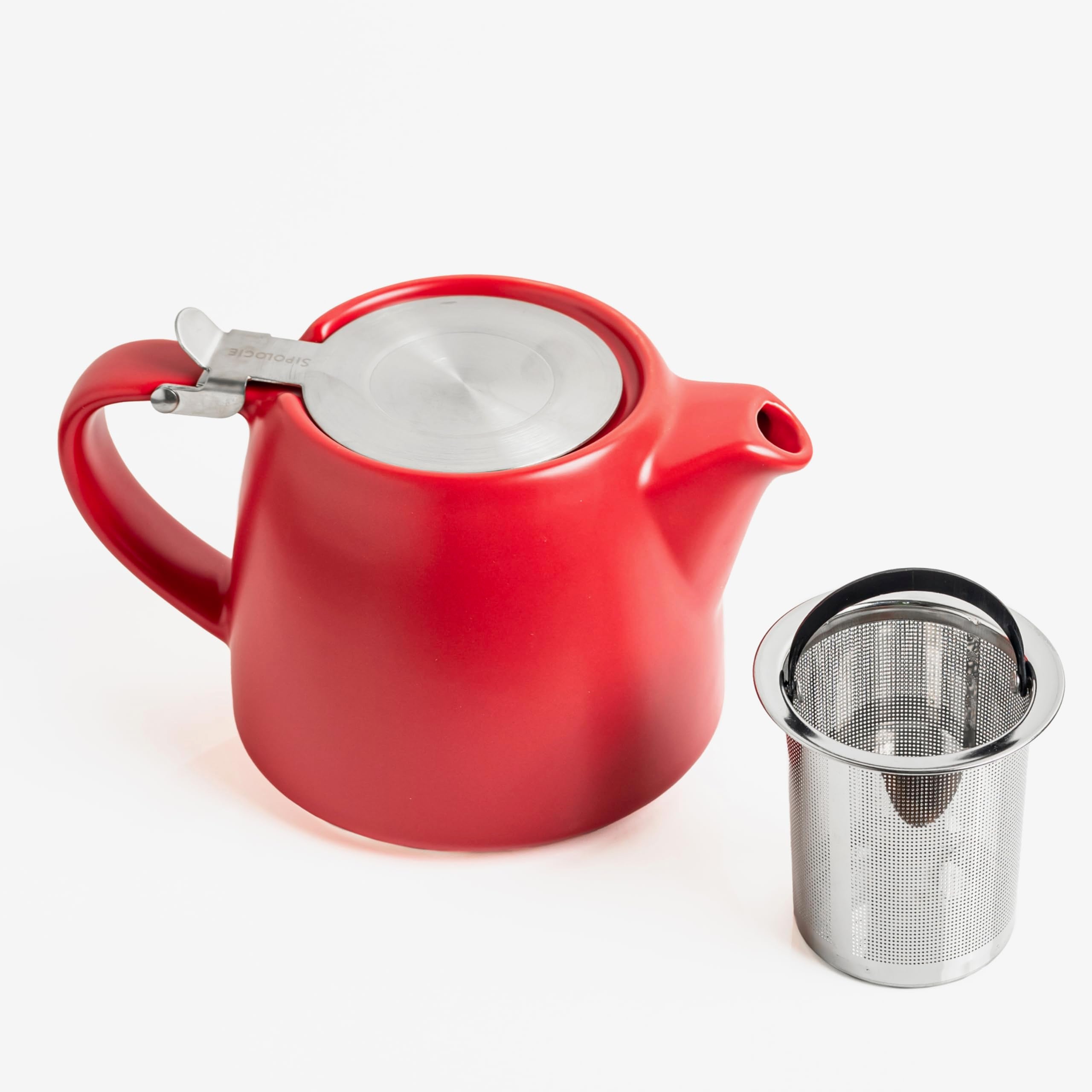 Glenburn Tea Direct Ceramic Teapot with Infuser  Perfect Loose-leaf, Flowery, Herbal, Green Tea Maker  High Fired, Finely Glazed